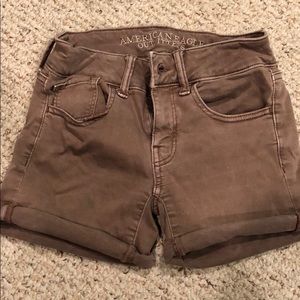 American eagle super stretch shorts